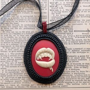 Vampire Pendant Necklace